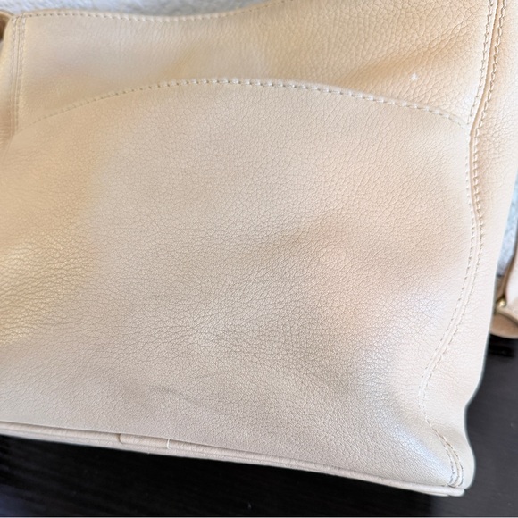 Vintage 1996 Coach Sonoma Pocket Zip Natural Grain Leather (4924) Crossbody Bag - Picture 8 of 12